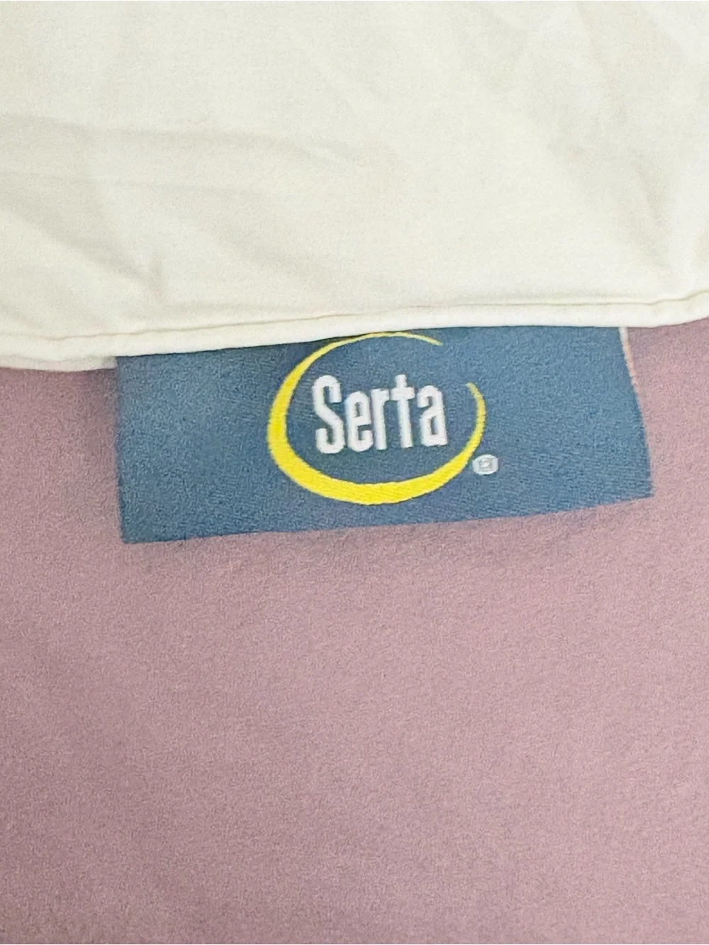 Serta Twin Size  Goose Down Feather Comforter Duvet Insert 100% Cotton White